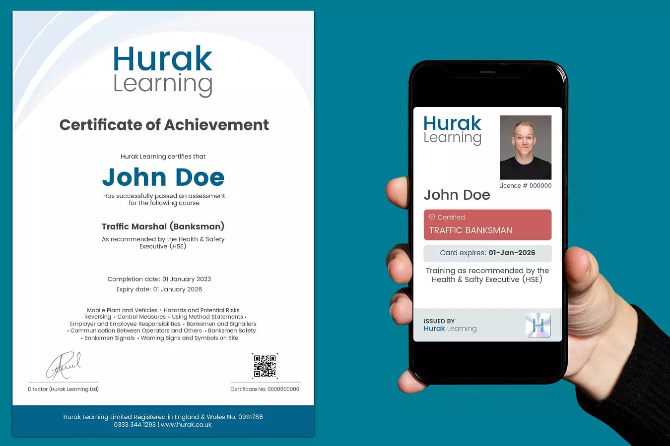 Traffic Marshal Certificate Image