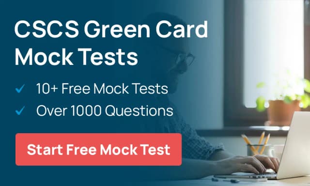 CSCS Green Card Mock Tests – 10+ free practice exams with over 1,000 questions for learners at Hurak